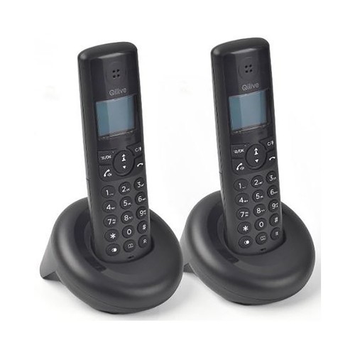 Teléfono inalámbrico QILIVE Duo.