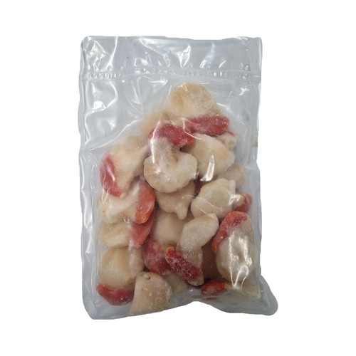MERCAIMPEX Carne de vieira con coral y glaseo 20% congelado 500 g.