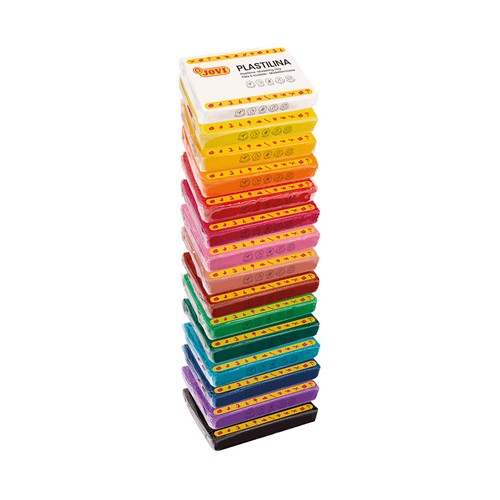Taco de plastilina de 350 g disponible en colores surtidos, 1 unidad, JOVI.