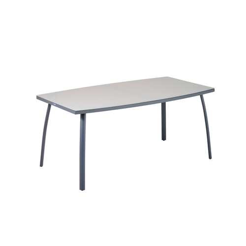 Mesa rectangular de acero de 160x90x73 cm, GARDENSTAR