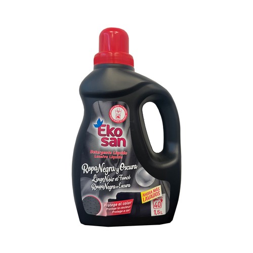 EKOSAN Detergente líquido ropa negra 40 DS