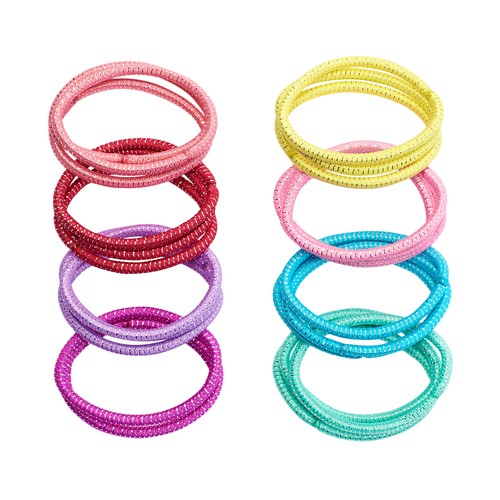 COSMIA Gomas elásticas clásicas de difentes y llamativos colores COSMIA 12 uds.