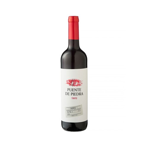 PUENTE DE PIEDRA Vino tinto con D.O.P Cariñena botella 75 cl.