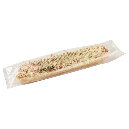 LA NIÑA DEL SUR Pan pizza de salsa de tomate, mezcla de quesos y jamón york 180 g.