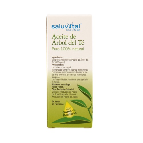 SALUVITAL Aceite de árbol de té 100% puro 16 ml.