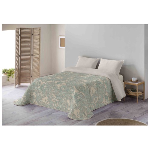 Edredón reversible para cama 90/105 180x260cm 300GRS individual color truquesa. NATURALS