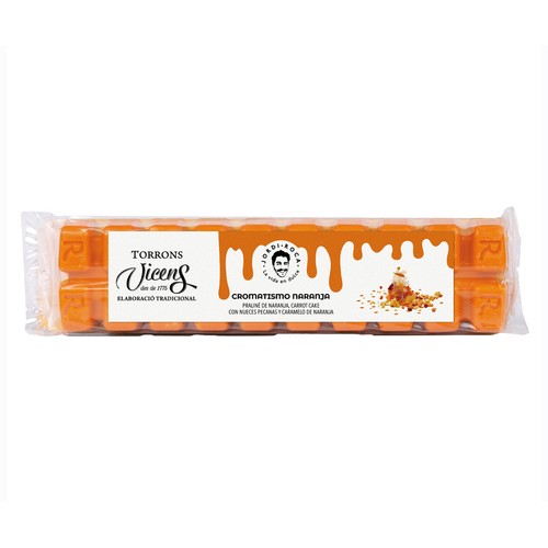 VICENS Turrón cromatismo naranja Jordi Roca 300 g.