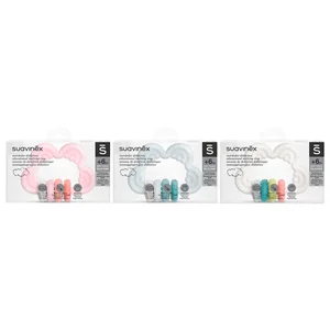 SUAVINEX Mordedor de silicona dentición didactico, para bebes + 6 meses.