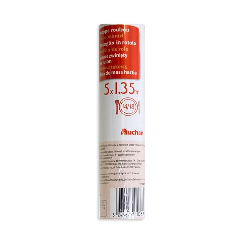 Mantel rollo verde 5x1,35 metros PRODUCTO ALCAMPO 5 metros.