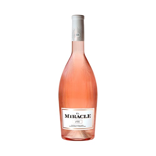 EL MIRACLE Nº 5 Vino rosado con D.O.P. Utiel - Requena botella 75 cl.
