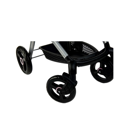 Carrito de muñecas style con bolso 63x40x68cm, ONE TWO FUN