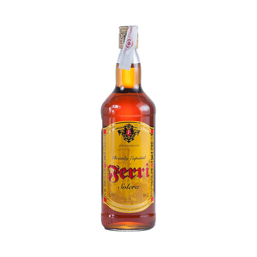 FERRI Brandy solera elaborado en España FERRI botella de 2 l.