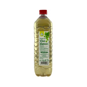 Imagen de PRODUCTO ECONÓMICO ALCAMPO Vinagre de vino blanco botella de 1 l.