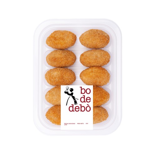 BO DE DEBÓ Croquetas fritas de carbonara con guanciale 10 uds. 295 g. 