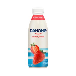 Imagen de DANONE Yogur líquido para beber con sabor a fresa 550 g.