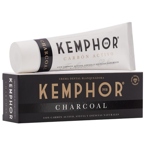 KEMPHOR Charcoal Pasta de dientes con acción blanqueadora 75 ml.