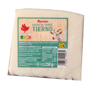 Imagen de AUCHAN Queso de cabra tierno 300 g. Producto Alcampo