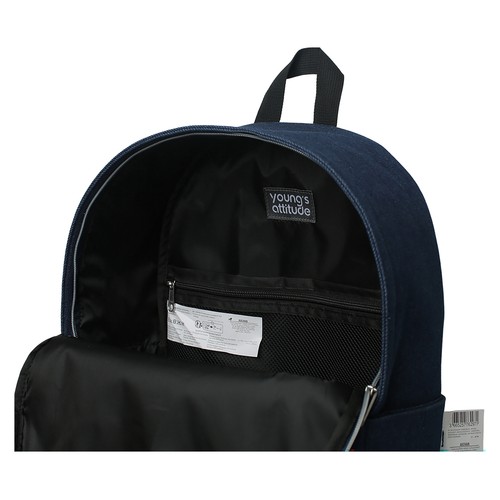 Mochila Trendy 1 compartimento color azul. YOUNG'S ATTITUDE