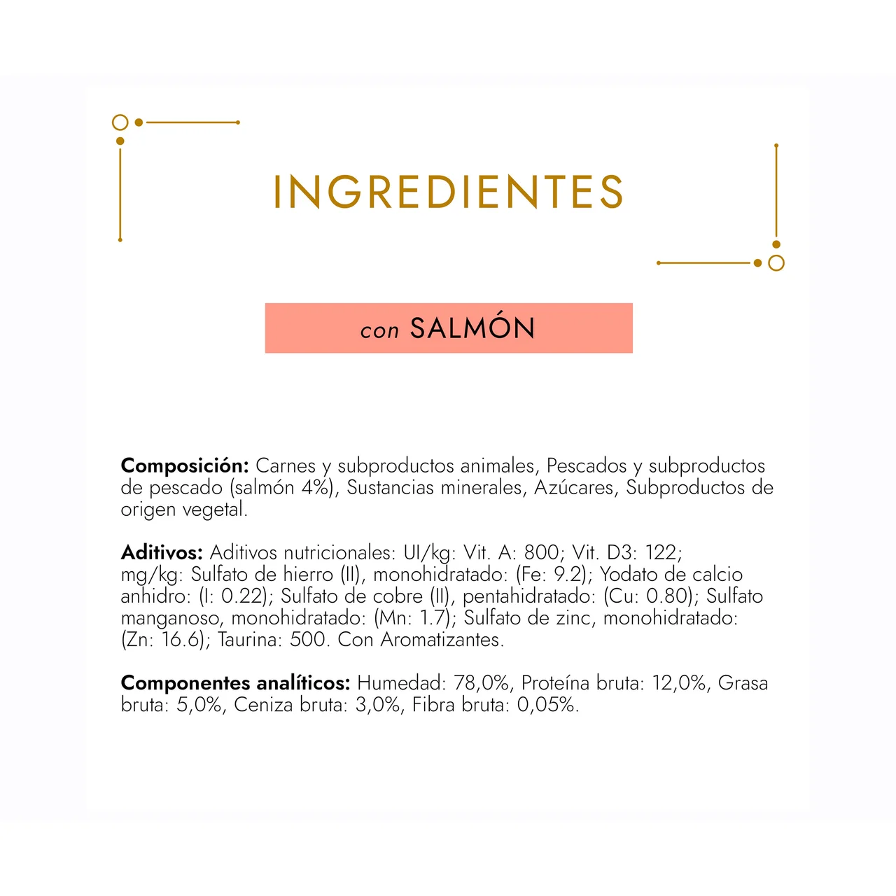 PURINA GOURMET Gold  Comida para gatos adultos húmeda a base de salmón y atún GOURMET tarrina 85 g.