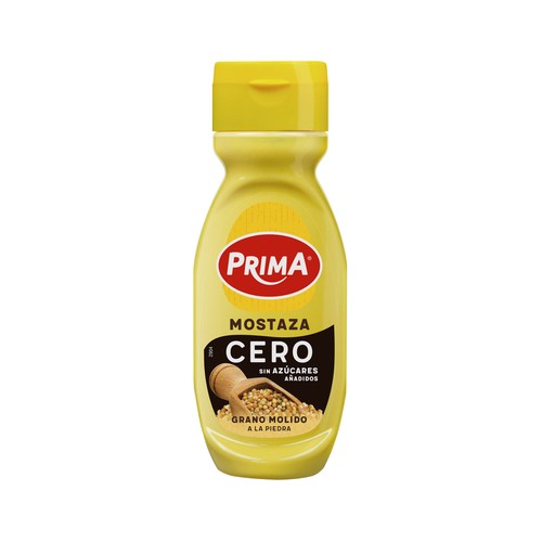 PRIMA Mostaza cero 265 gr. + 35 gr. gratis