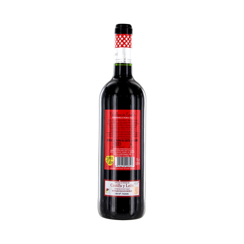 CABALLERO DE CASTILLA  Vino tinto tempranillo con IGP Vino de la Tierra de Castilla CABALLERO DE CASTILLA botella de 75 cl.
