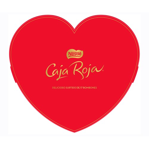 NESTLÉ Bombones caja roja corazón 150 g.