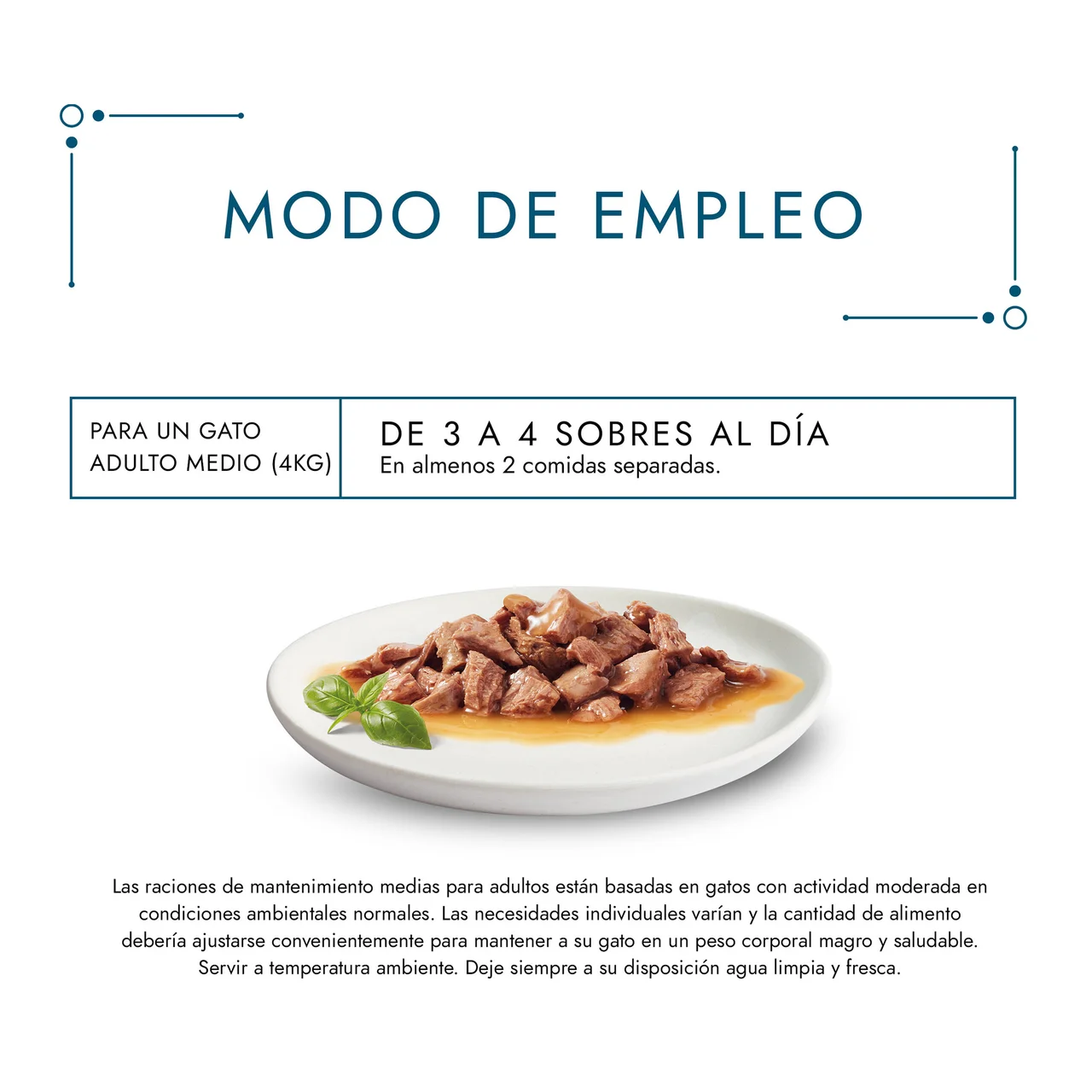 Gourmet perle Comida para gatos húmeda a base de pollo (2) o buey con salsa rosbif (2) 4 x 85 g