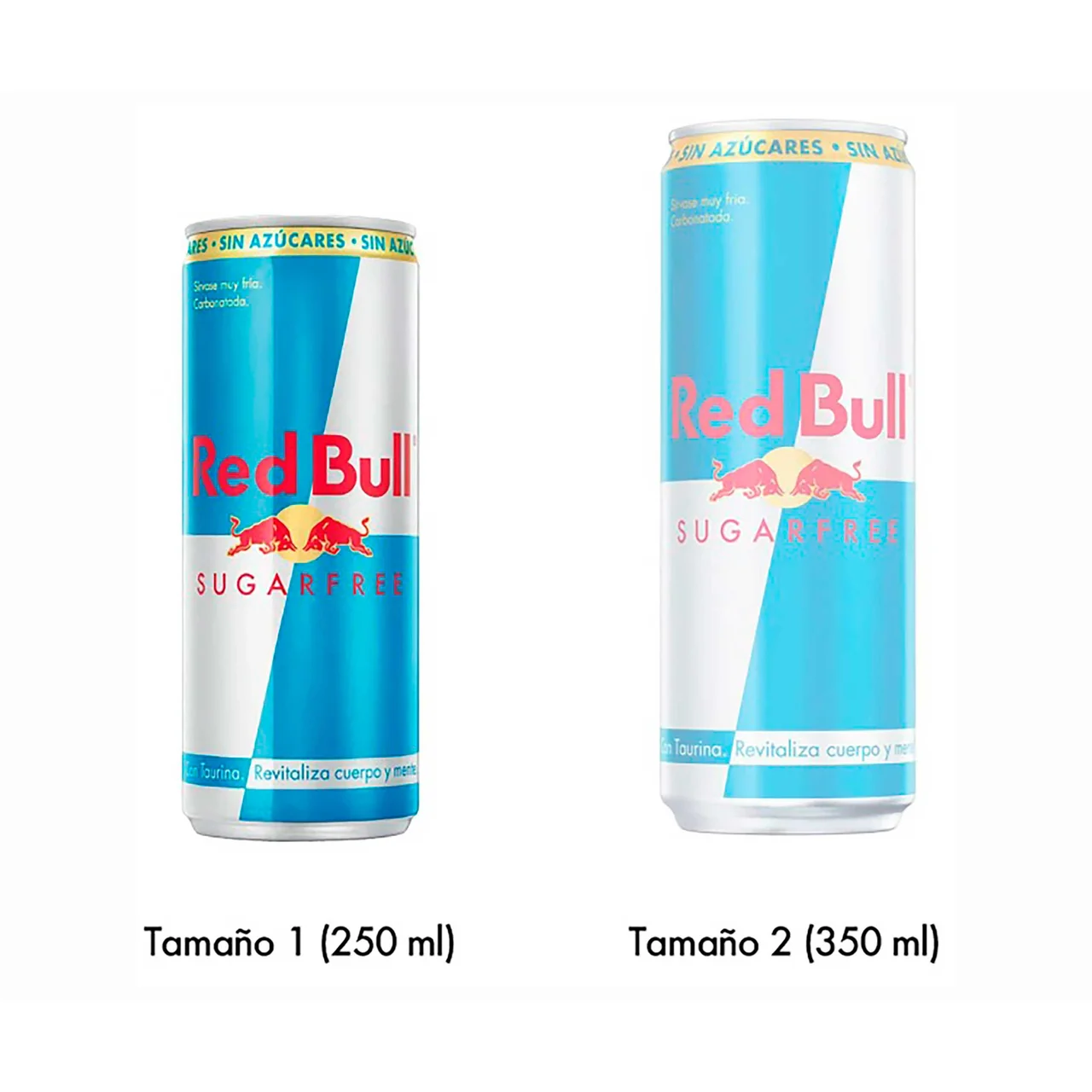 RED BULL SUGAR FREE Bebida energética sin azúcar  lata 250 ml.