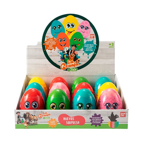 Maxi huevos sorpresa LA GRANJA DE ZENÓN. BANDAI