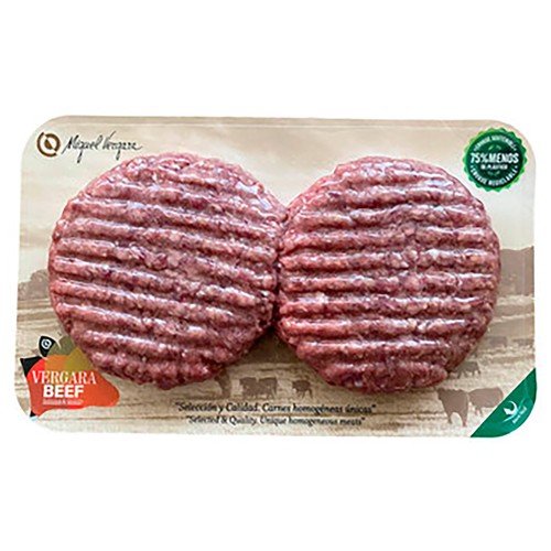 Burguer meat de vacuno de 1/2 libra MIGUEL VERGARA 2 uds.