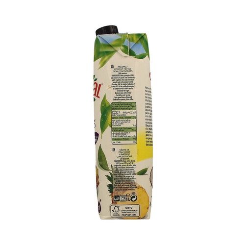 COMPAL Néctar de coco y piña brick de 1 l.
