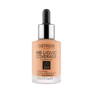 CATRICE Hd liquid coverage tono 046 Camel beige Base de maquillaje líquida sin efecto máscara 30 ml.