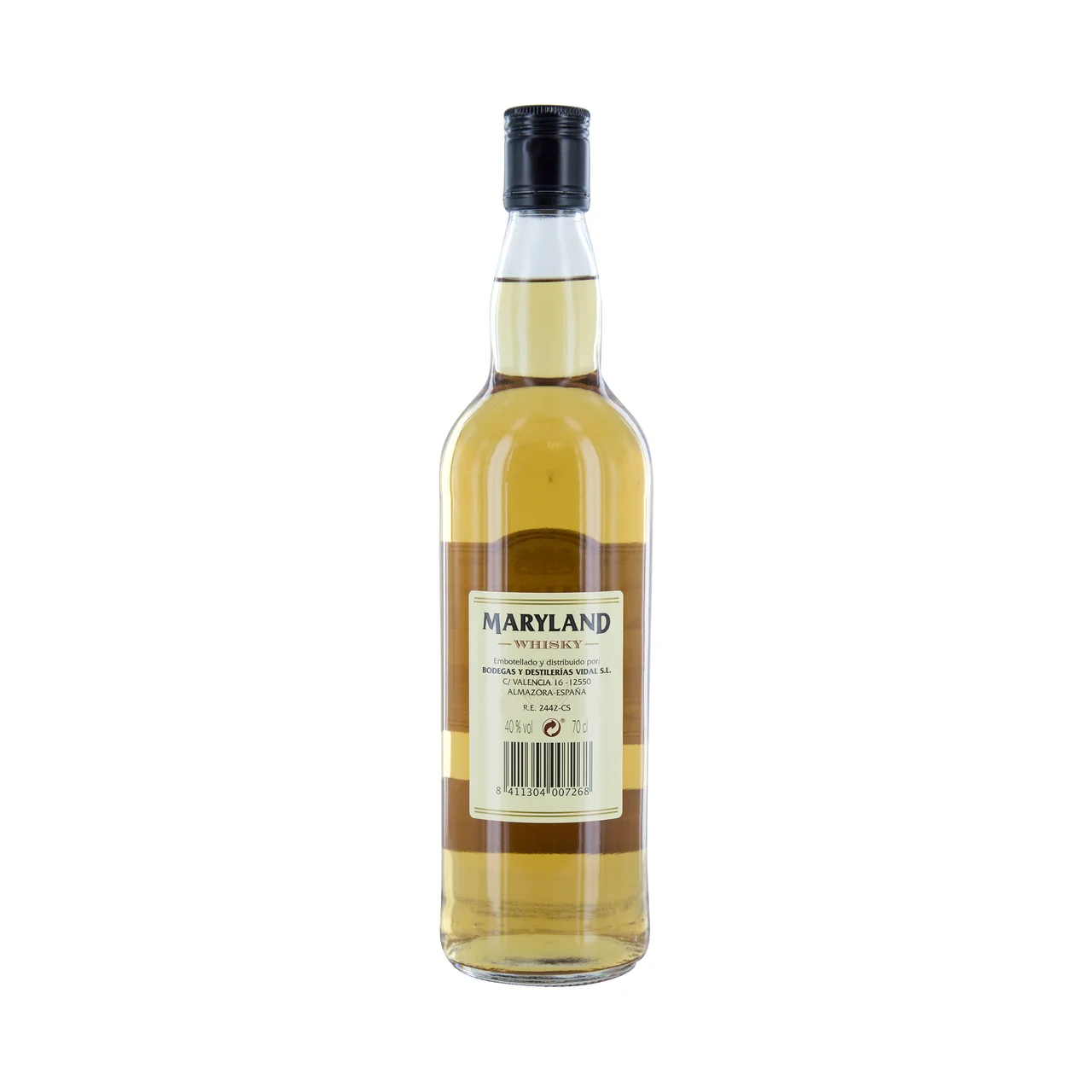 Whisky blended 3 años botella 70 cl.