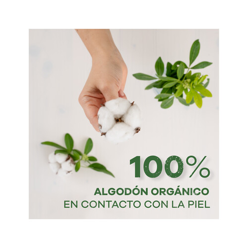 AUSONIA Salvaslips normal super absorbentes, fabricados con algodón 100% orgánico AUSONIA Cotton protection 28 uds.