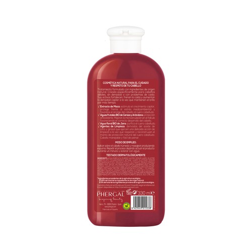 NATURTINT Champú fortificante y anti-caida, para cabellos débiles y sin densidad NATURTINT 330 ml.