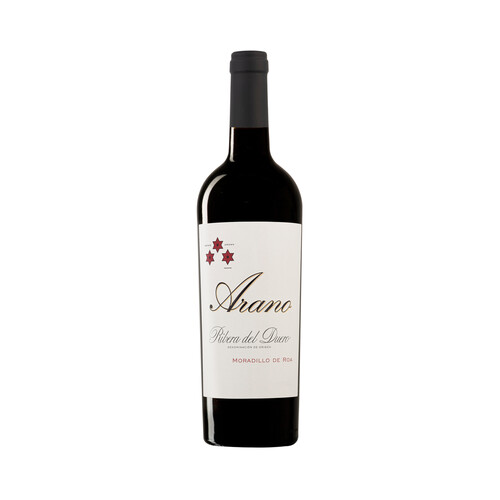 Vino tinto crianza con denominación de origen Ribera del Duero ARANO botella de 75 cl.