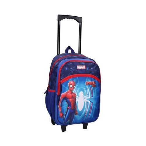 Mochila con ruedas 2 compartimentos. SPIDERMAN