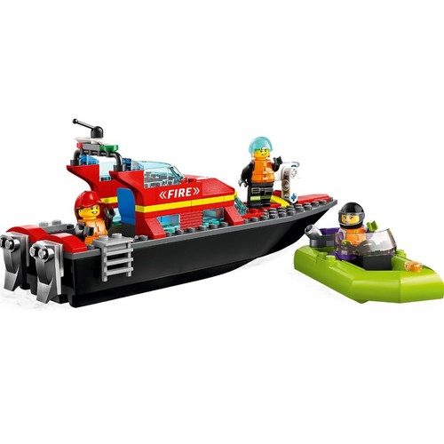 LEGO City - Lancha de Rescate de Bomberos +5 años