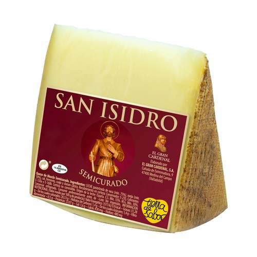 SAN ISIDRO Queso mezcla semicurado cuña 400 g.