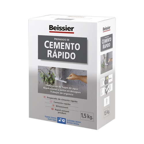 Preparado de cemento rápido, BEISSIER, 1,5Kg.