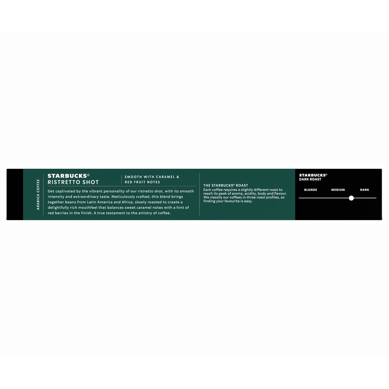 Café en cápsulas ristretto 10 uds. 57 gr.