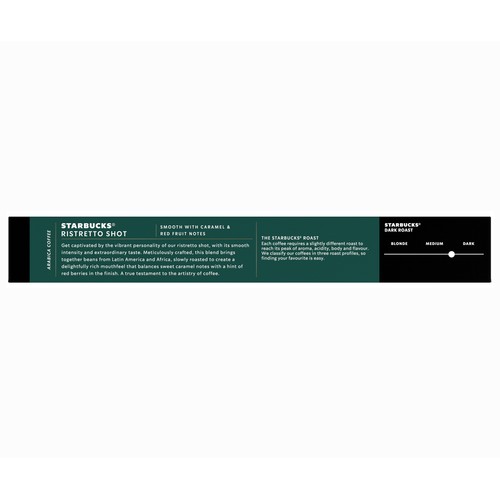 STARBUCKS Café en cápsulas ristretto 10 uds. 57 gr.