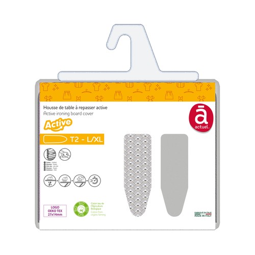 Funda para tabla de planchar Activa 5 capas talla 1 (L-XL), varios estampados, ACTUEL