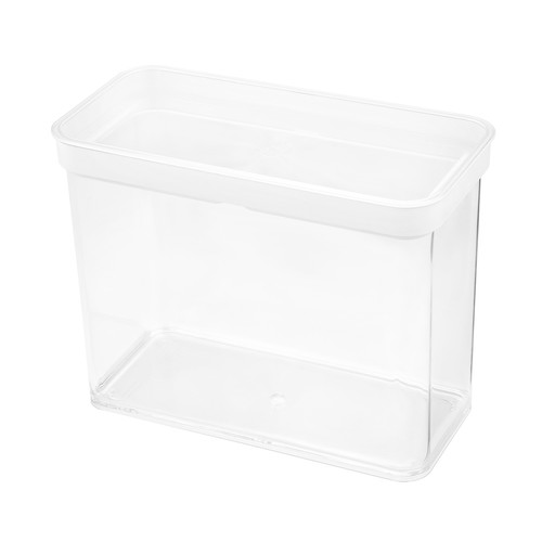 Recipiente hermético de plástico cuadrado 2,3L., ACTUEL.