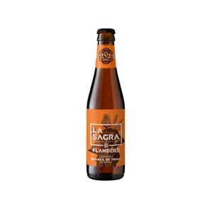 LA SAGRA FLANDERS  Cerveza artesana blanca de trigo botella 33 cl.