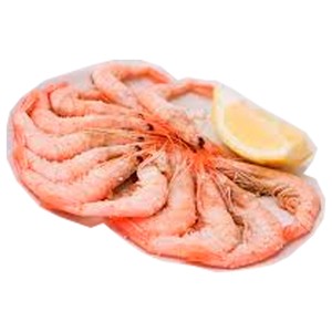 Gambas cocidas