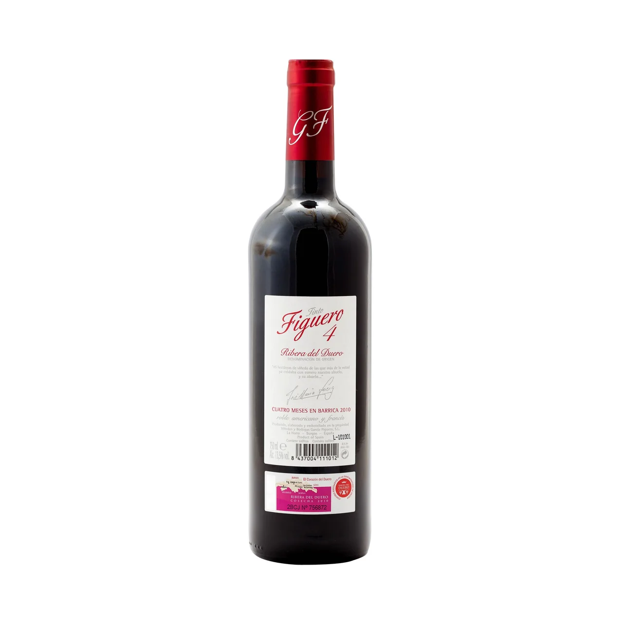 FIGUERO Asomo Vino tinto roble con D.O. Ribera del Duero botella 75 cl.
