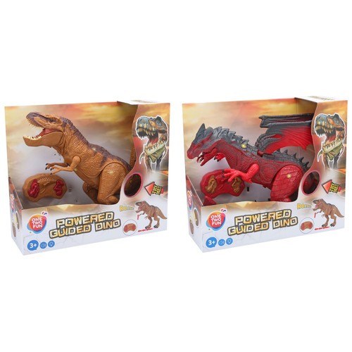 Dinosaurio teledirigido con sonidos y luz, ONE TWO FUN ALCAMPO.