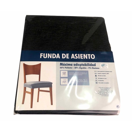 Funda ajustable asiento, gris.