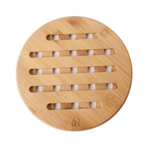 Salvamanteles madera bambú 18cm ACTUEL.